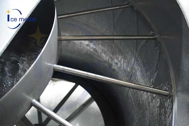 Flake ice machine water distribution system.jpg