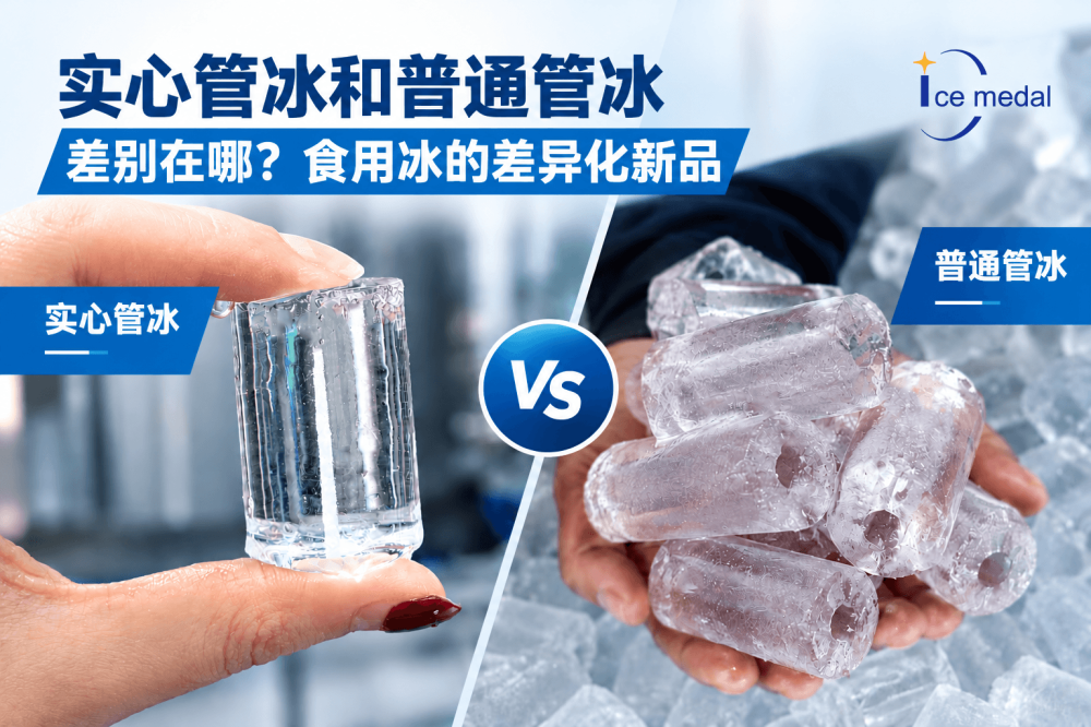 实心管冰和普通管冰差别在哪？食用冰的差异化新品